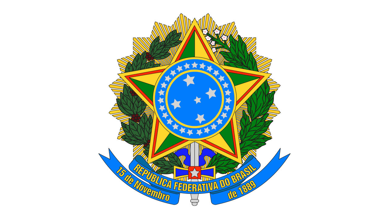 Desenho das Armas Nacionais versão oficial